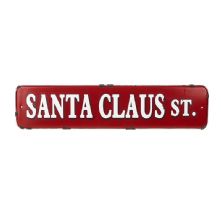 SANTA CLAUS STREET SIGN